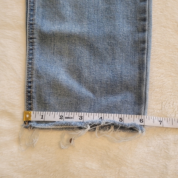 Old Navy 90s The Power Jean Perfect‎ Straight Ankle Bleached Leg Women's Size 8 - Picture 11 of 15